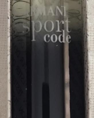 profumo Giorgio Armani sport code 