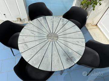 Tavolo da esterno + 6 Sedie