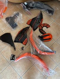 🟠 KIT PLASTICHE KTM 125 EXC/SX + ACCESSORI 🔥