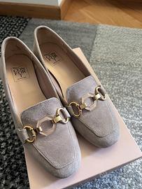 Mocassini beige confort donna