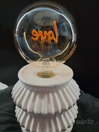 Lampada Love ceramica