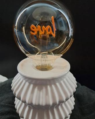 Lampada Love ceramica