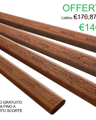Tasselli DOMINO Sipo D 14x750/18 MAU FESTOOL