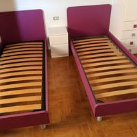 Due letti cameretta  con rete