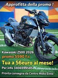 Kawasaki Z 500 tua a 56 euro al mese
