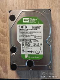 Hard DISK Western Digital Caviar Green da 2.0TB