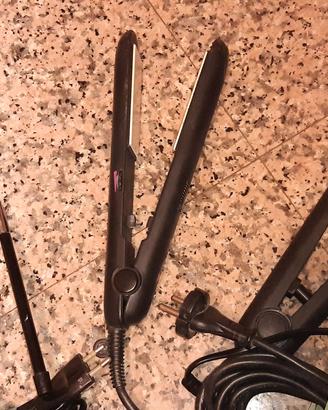 Set piastre per capelli + ferro arricciacapelli –
