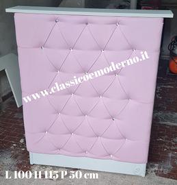 bancone reception rosa confetto con spedizione