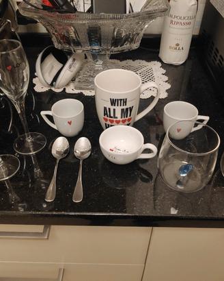 Set Tazze e Bicchieri Io&Te