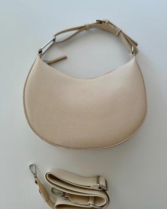 Borsa hobo Bata color beige