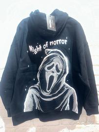 Ghostface felpa cappuccio Scream tg XL