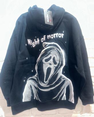 Ghostface felpa cappuccio Scream tg XL