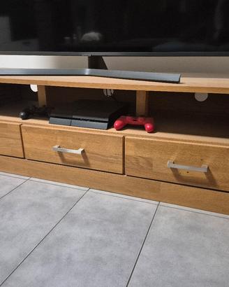 MOBILE TV STILE MINIMAL/INDUSTRIAL VERO LEGNO 