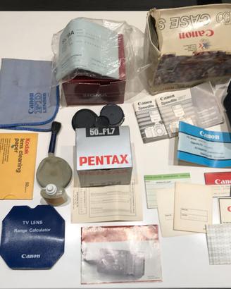 Canon t50 case, Kodak lens cleaner ed accessori