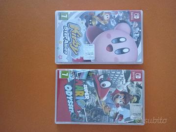 Super Mario Odyssey e Kirby Star Allies Nintendo 