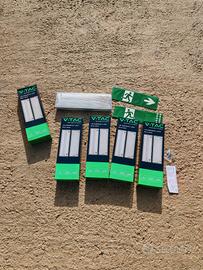 5 lampade di emergenza vtac 3w 