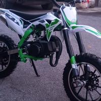 NUOVO MINI CROSS 50cc R 10/10 2 TEMPI SPIDER VERDE