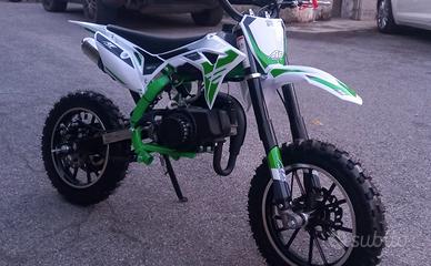 NUOVO MINI CROSS 50cc R 10/10 2 TEMPI SPIDER VERDE