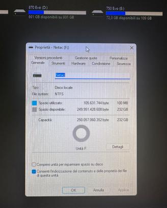 SSD Netac 250GB