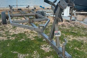 Carrello rimorchio satellite per barche e gommoni