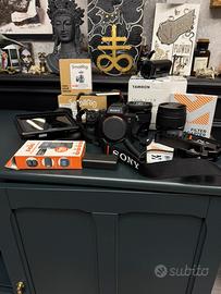 Sony alpha7III+ottiche+kit completo(pari al nuovo)