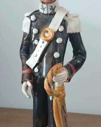 carabiniere statua in grande uniforme - porcellana