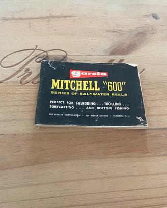 Libretto illustrativo mulinelli Mitchell serie 600