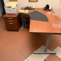 Scrivania legno angolare