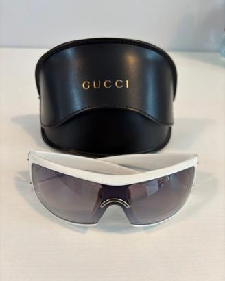 Occhiali da sole donna Gucci usati bianco