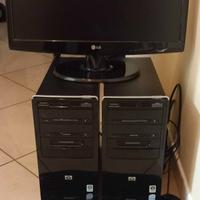 HP PAVILION 2 PC OK + MONITOR LG + TAST LOGITECH