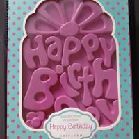 stampo in silicone Pavoni per torta di compleanno