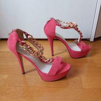 SCARPE ELEGANTI COLORE CORALLO