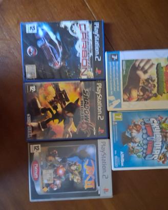 Lotto giochi PlayStation 2 e Nintendo Wii
