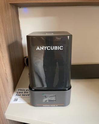 STAMPANTE 3D-ANYCUBIC PHOTON MONO 4- USATA 2 VOLTE