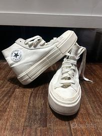 Converse all star cruise bianche platform