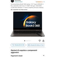 Samsung Galaxy Book3 360 “NUOVO MAI UTILIZZATO”