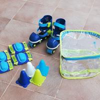 Pattini bambino rolling set blue