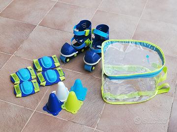 Pattini bambino rolling set blue