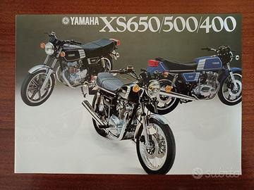 YAMAHA XS  650-500-400- depliant