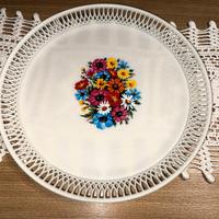 Vassoio anni 60 per torte in plastica