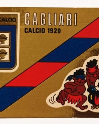 Panini 1976/77 - scudetto Cagliari ° con velina