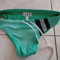 Costume Slip Uomo Bikkembergs colore verde. 46