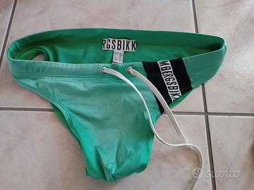 Costume Slip Uomo Bikkembergs colore verde. 46