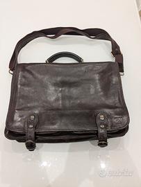 Borsa pelle artigianale italiana Messenger 