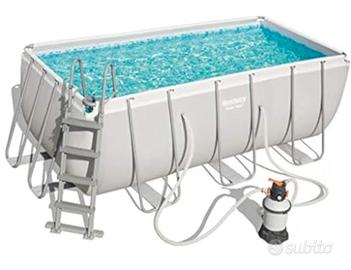 PISCINA BESTWAY 404x201x100 CON FILTRO A SABBIA