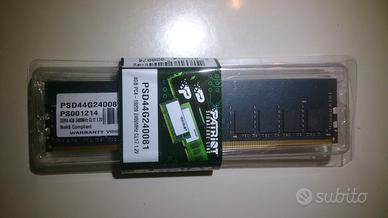 Ram pc desktop DDR$ 2400 MHz 4GB, nuove