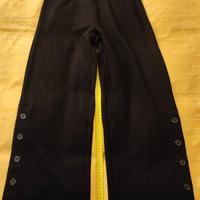 Pantalone donna palazzo taglia S nero Calliope 