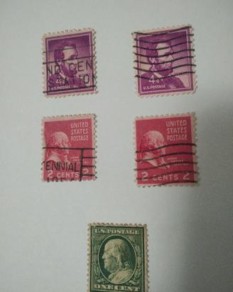 Vintage American postage stamps 2