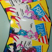 Lotto 4 Quadernoni Pantera Rosa "Rock School" 