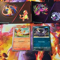 Charmander 020 - Gastly 123 Pokémon Ascesa Eroica